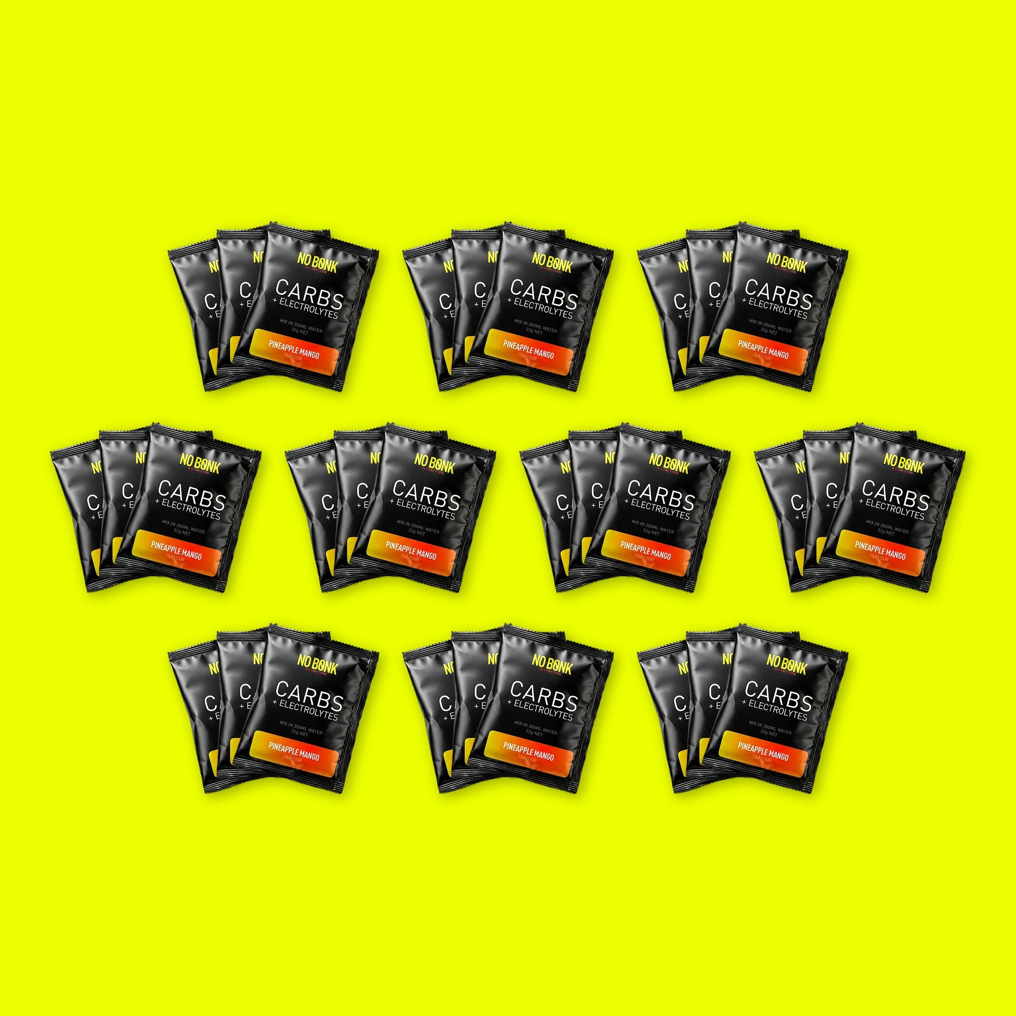 NOBONK Fuel 30 Pack, 30 sachets of Pineapple Mango