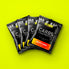 Four NOBONK Pineapple Mango sachets fanned out on a chartreuse background