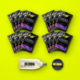 NOBONK Season Starter, sixteen Grape sachets with soft flask