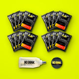 NOBONK Season Starter, sixteen Pineapple Mango sachets with soft flask